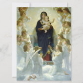 Koningin der Engelen (door Bouguereau) Kaart (Voorkant)