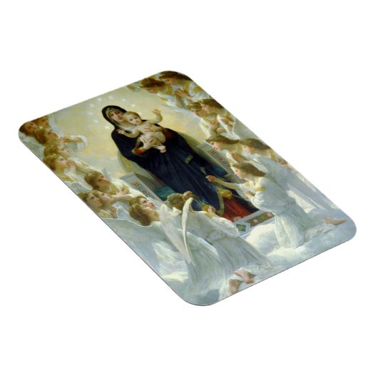 Koningin der Engelen (door Bouguereau) Magneet (Rechterzijde)