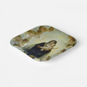 Koningin der Engelen (door Bouguereau) Papieren Bordje (Gebogen)