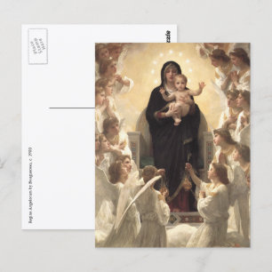 Koningin der Engelen Regina Angelorum door Bouguer Briefkaart