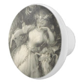 Koningin der FairiesTitania Keramische Knop (Rechts)