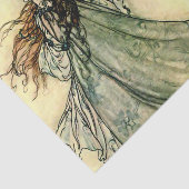 “Koningin der feeën” door Arthur Rackham Tissuepapier (Detail)