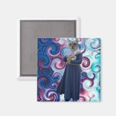Koningin der Katten Magneet (Voorkant / Achterkant)