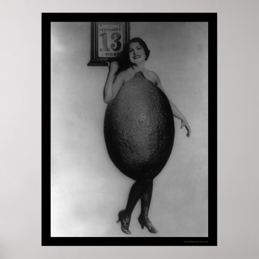 Koningin der Lemons op vrijdag 13 september 1920 Poster (Voorkant)