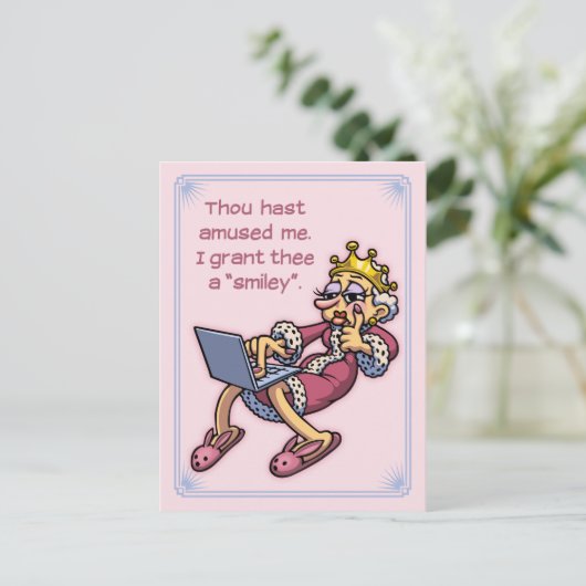 Koningin der Likes Briefkaart (Staand voorkant)