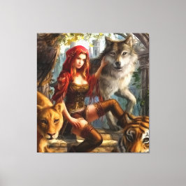 Koningin der Monsters Canvas Afdruk