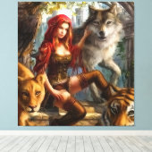 Koningin der Monsters Canvas Afdruk (Insitu (Houten vloer))