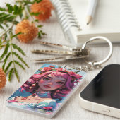 Koningin der rozen sleutelhanger (Voorkant Rechts)