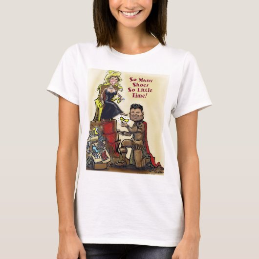 Koningin der Shoes T-shirt (Voorkant)
