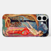 Koningin der slangen geïllustreerd Case-Mate iPhone case (Achterkant (horizontaal))