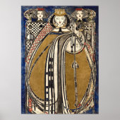 Koningin der Spaden door Margaret Macdonald Mackin Poster (Voorkant)