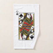 Koningin der Spades Bad Handdoek (Handdoek)