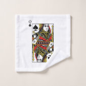 Koningin der Spades Bad Handdoek (Wasdoekje)