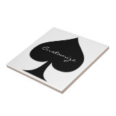 Koningin der Spades Black Thunder_Cove Tegeltje (Zijkant)