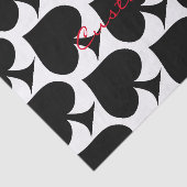 Koningin der Spades Black Thunder_Cove Tissuepapier (Detail)