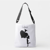 Koningin der Spades Holding Black Ace Thunder_Cove Crossbody Tas (Voorkant)