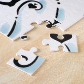 Koningin der Spades Holding Black Ace Thunder_Cove Legpuzzel (Zijkant)