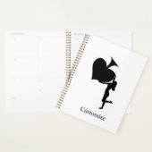 Koningin der Spades Holding Black Ace Thunder_Cove Planner (Display)
