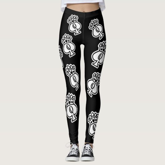Koningin der Spades Leggings (Voorkant)