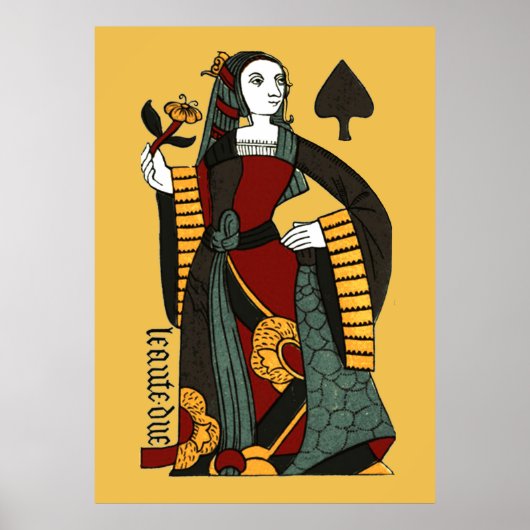 Koningin der Spades Poster (Voorkant)