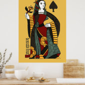 Koningin der Spades Poster (Keuken)