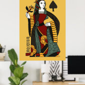Koningin der Spades Poster (Thuiskantoor)