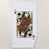 Koningin der Spades Strandlaken (Voorkant)