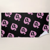 Koningin der Spades Strandlaken (Voorkant)