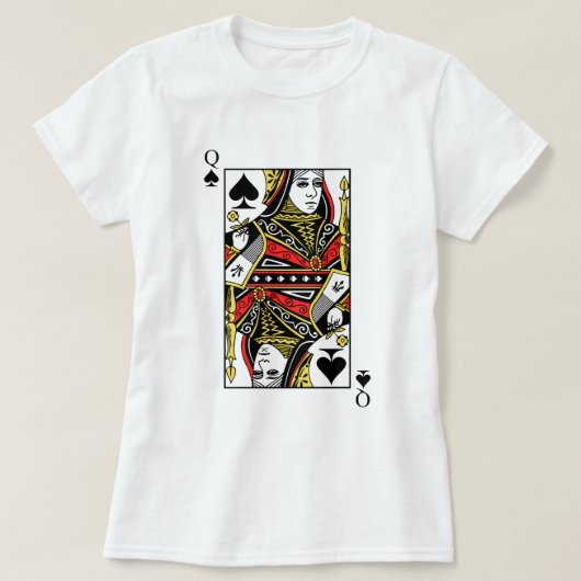 Koningin der Spades T-shirt (Design voorkant)