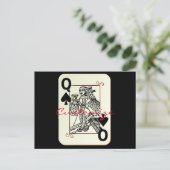 Koningin der Spades Thunder_Cove Briefkaart (Staand voorkant)