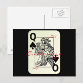 Koningin der Spades Thunder_Cove Briefkaart (Voorkant / Achterkant)
