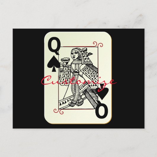 Koningin der Spades Thunder_Cove Briefkaart (Voorkant)