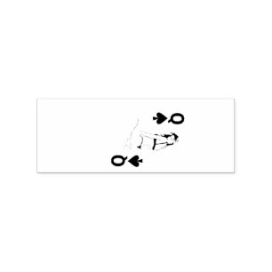 Koningin der Spades Thunder_Cove Rubberstempel