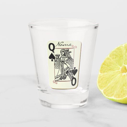 Koningin der Spades Thunder_Cove Shot Glas (Voorkant)
