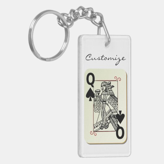 Koningin der Spades Thunder_Cove Sleutelhanger (Voorkant Links)