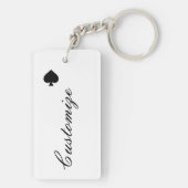 Koningin der Spades Thunder_Cove Sleutelhanger (achterkant)