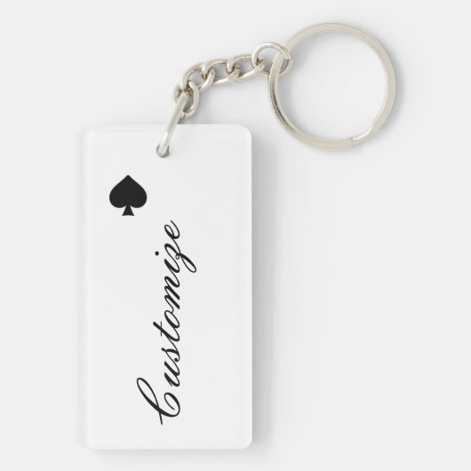 Koningin der Spades Thunder_Cove Sleutelhanger (achterkant)