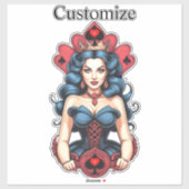 Koningin der Spades Thunder_Cove Sticker (Vel)