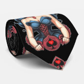 Koningin der Spades Thunder_Cove Stropdas (Opgerold)