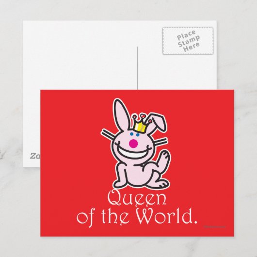 koningin der wereld briefkaart (Voorkant / Achterkant)