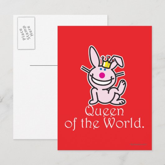 koningin der wereld briefkaart (Voorkant / Achterkant)