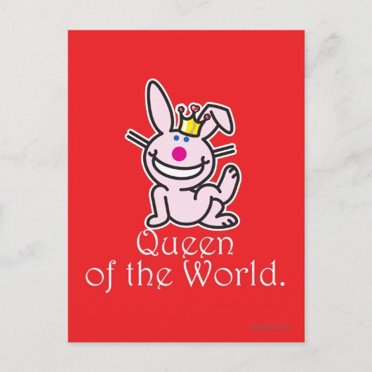 koningin der wereld briefkaart (Voorkant)