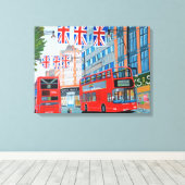 Koningin Diamond Jubilee canvas Afdruk (Insitu (Houten vloer))