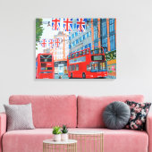 Koningin Diamond Jubilee canvas Afdruk (Insitu (Woonkamer))