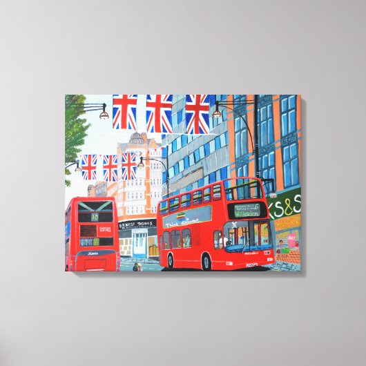 Koningin Diamond Jubilee canvas Afdruk (Voorkant)