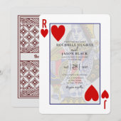 Koningin die Kaart uitnodigt (Voorkant / Achterkant)