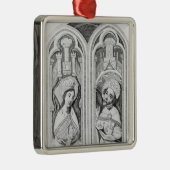 Koningin Eleanor en Henry III, oud gemaakt Metalen Ornament (Rechts)