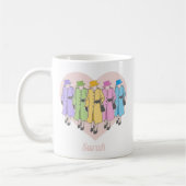 Koningin Elisabeth II Koningin der Heten Koffiemok (Links)