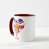 Koningin Elisabeth II Koningin der Heten Mok (Voorkant links)