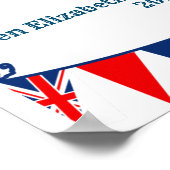 koningin Elizabeth 11 Platinum Jubilee Poster (Hoek)